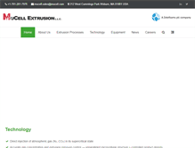 Tablet Screenshot of mucellextrusion.com